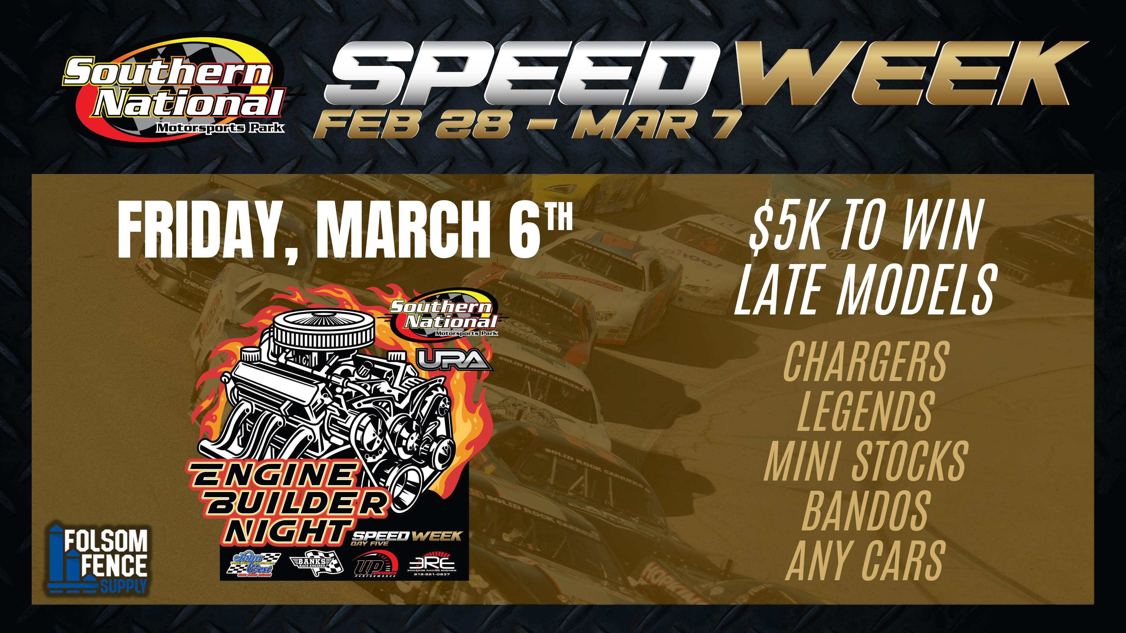 Speed Week Day 5 - Engine Builder Night