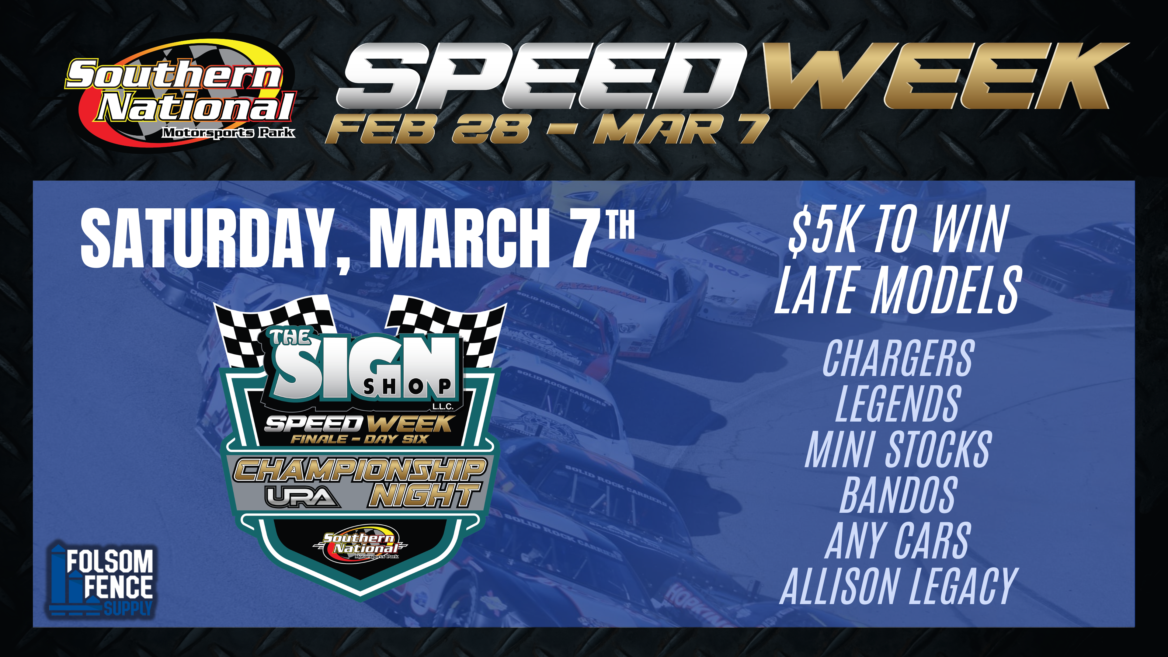 Speed Week Day 6 - The Sign Shop Championship Night