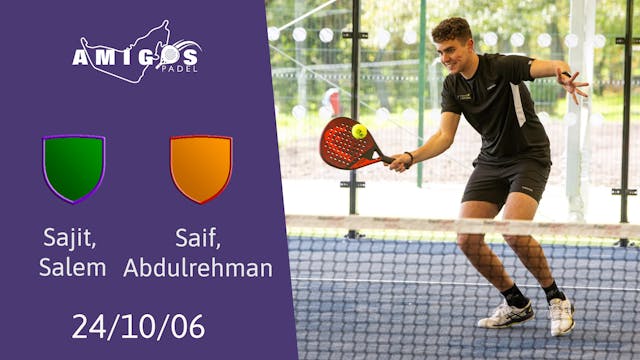 Sajit, Salem vs. Saif, Abdulrehman - ...