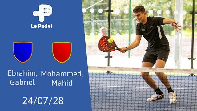 Ebrahim, Gabriel vs. Mohammed, Mahid ...