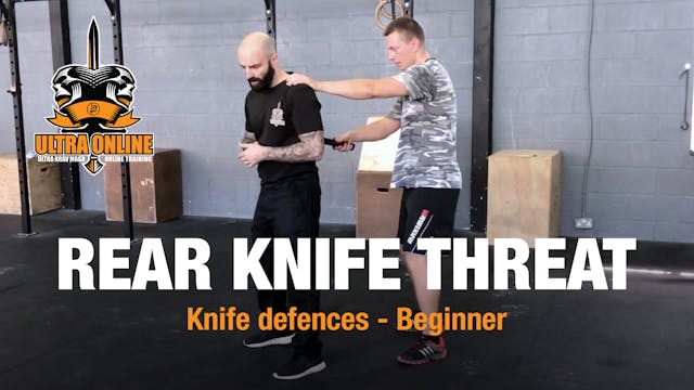 Rear Knife Threat