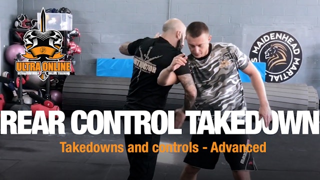 Rear/Side Head and Neck Control Takedown