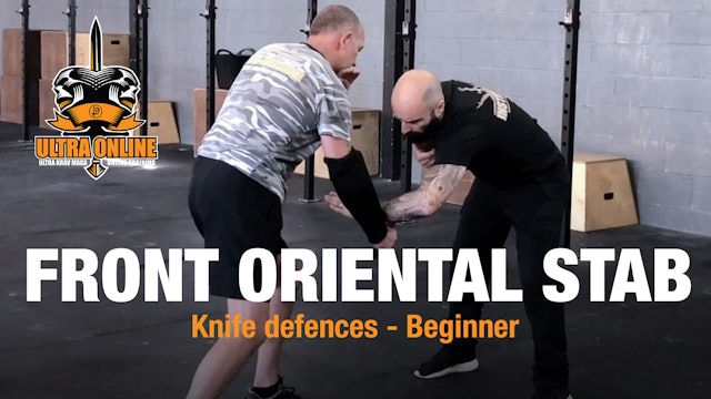 Front Oriental Single Knife Attack