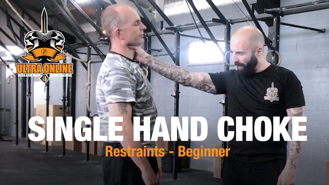 Front Single Hand Choke