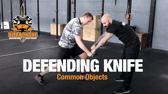 Defending Knife Attacks with a Long Object