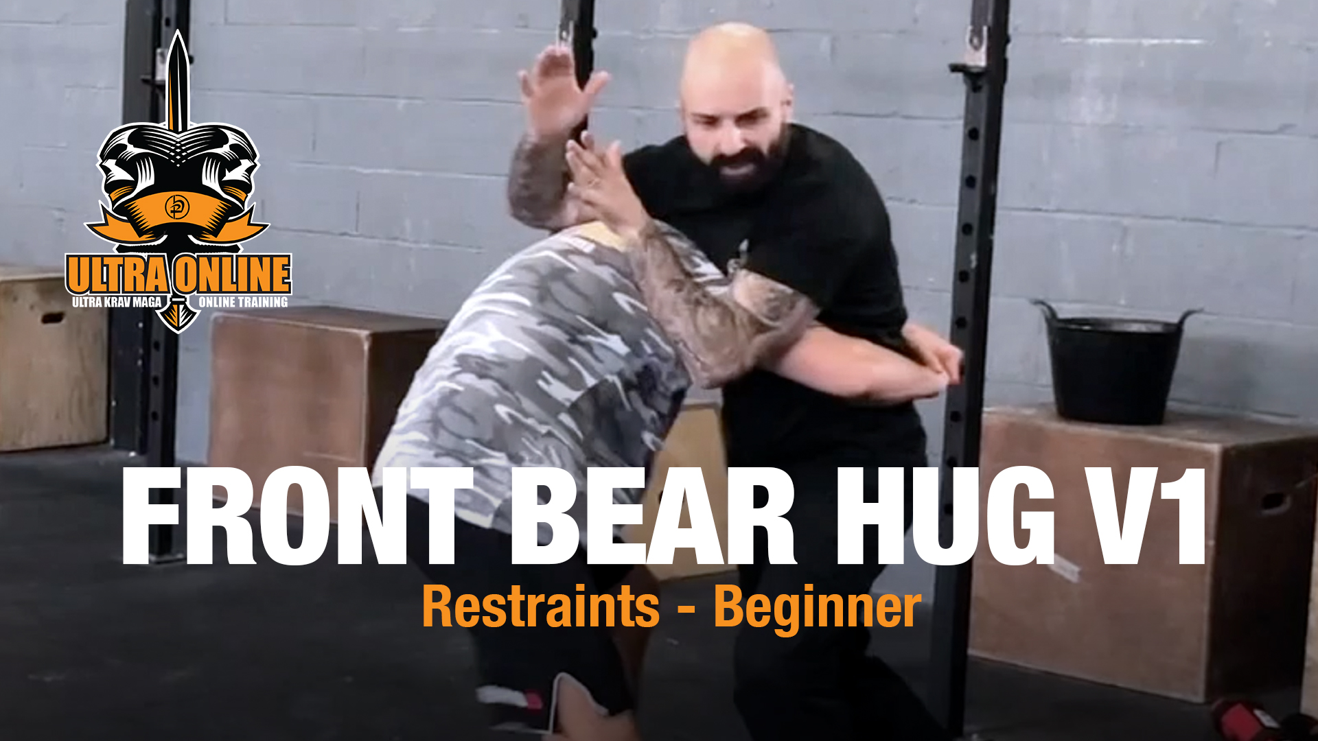 Front Bear Hug Arms Free