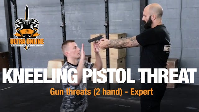 Two Handed Pistol Threat whilst Kneeling
