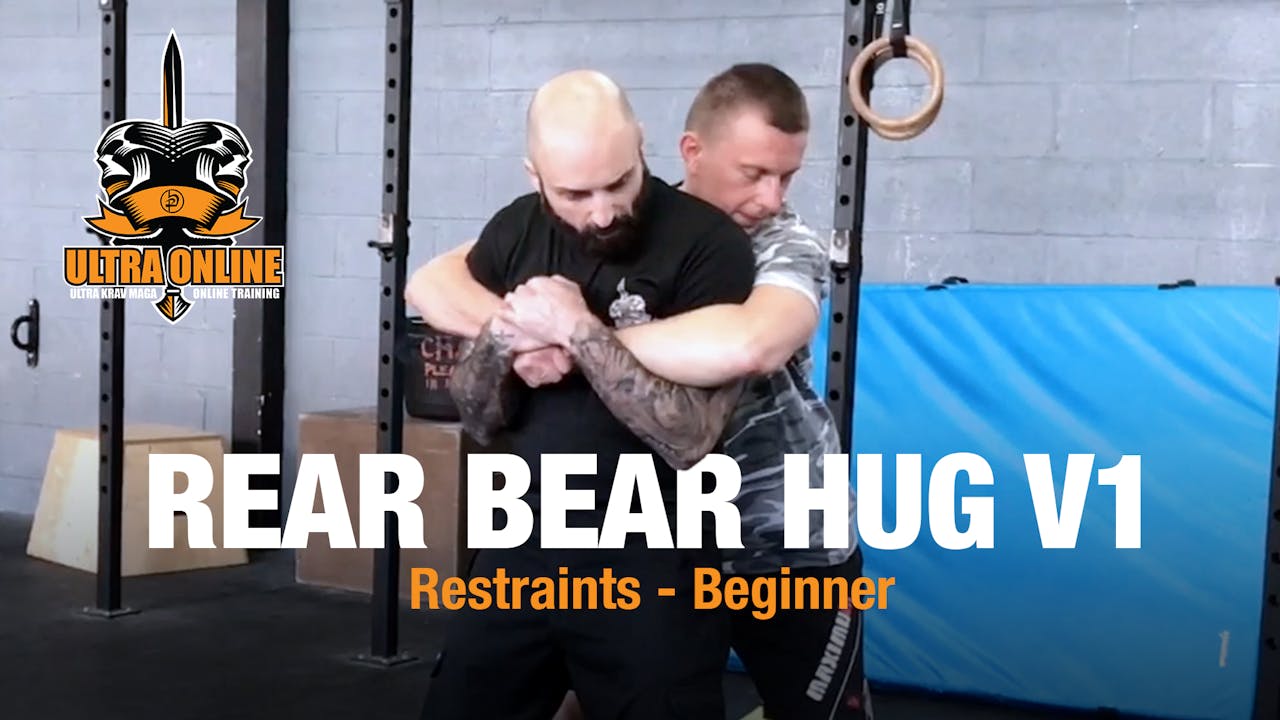 Rear Bear Hug with Arms Trapped Ultra Krav Maga Online