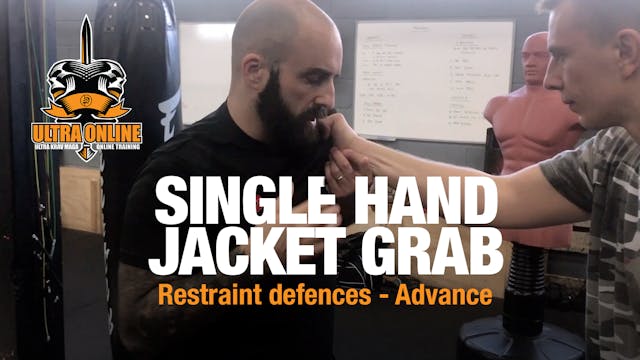 Single Hand Jacket Grab with Leverage