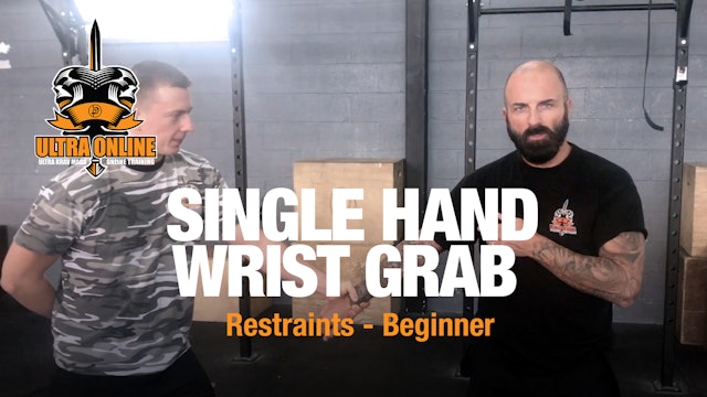 Single Hand Wrist Grab Non-aggressive