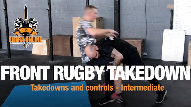 Front Rugby Takedown