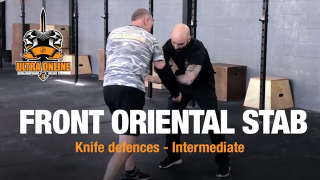 Front Oriental Double Knife Attack
