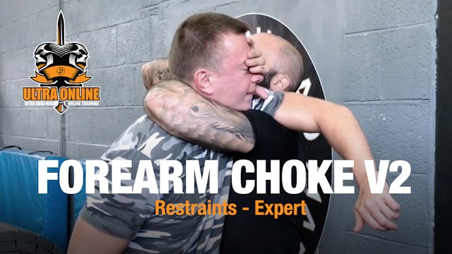 Forearm Choke against Wall with Control