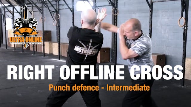 Straight Right Offline Cross Punch Defence - Same Hand