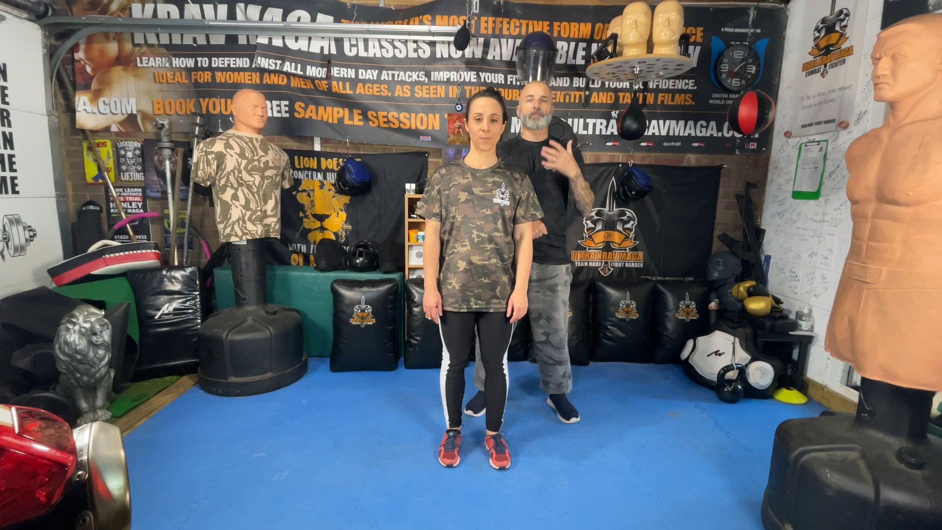 Krav Maga Stances 5x