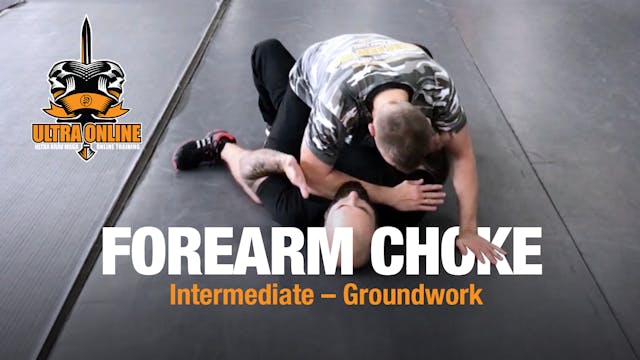 Ground Forearm Choke