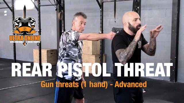 Rear One Handed Pistol Threat - Mid to High