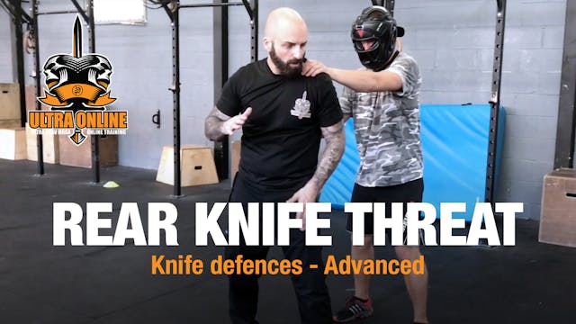 Rear Knife Threat with Control