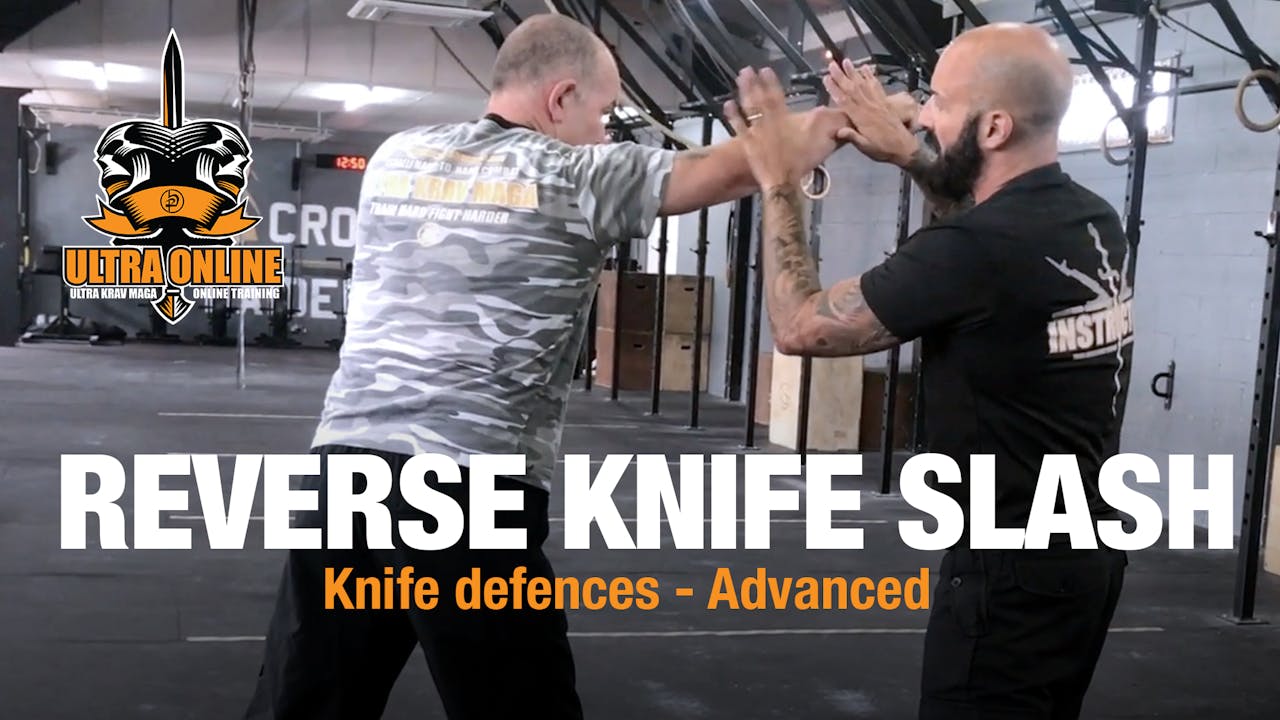 Horizontal Reverse Knife Slash - ULTRA KRAV MAGA ONLINE