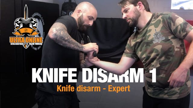 Knife or Handheld Weapon Disarm 1