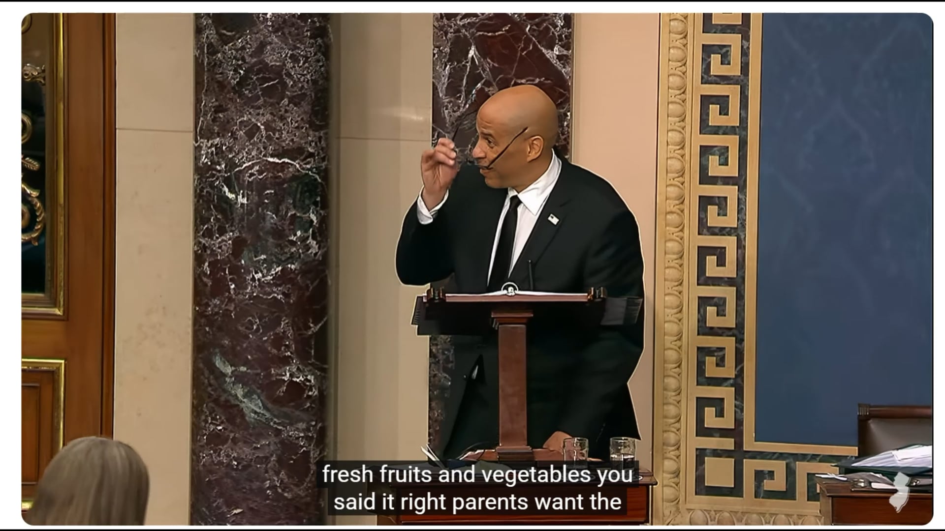 Vegan Senator Cory Booker Makes History
