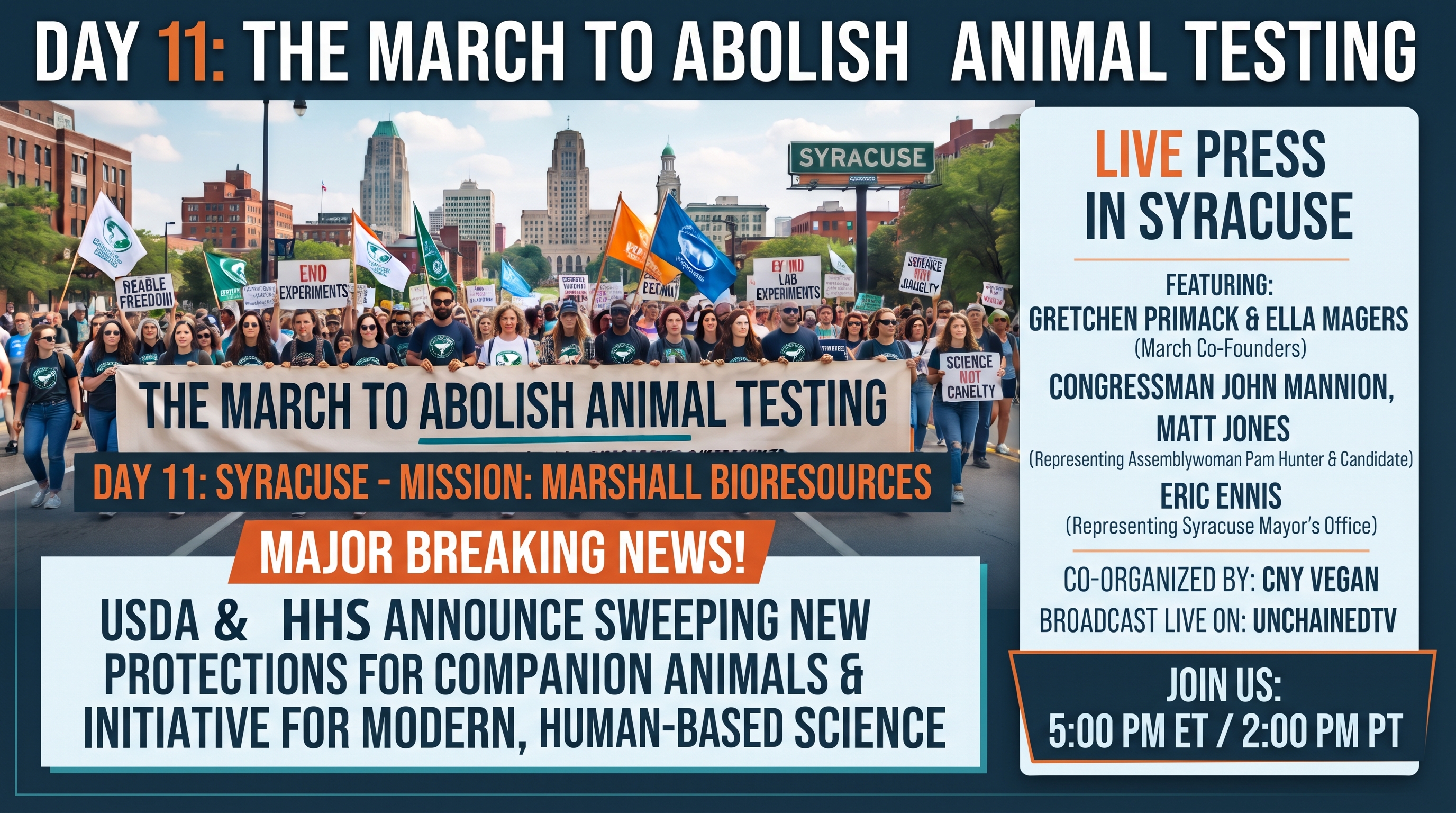 DAY 11: March to End Animal Testing