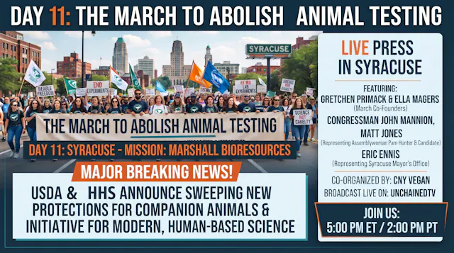 DAY 11: March to End Animal Testing