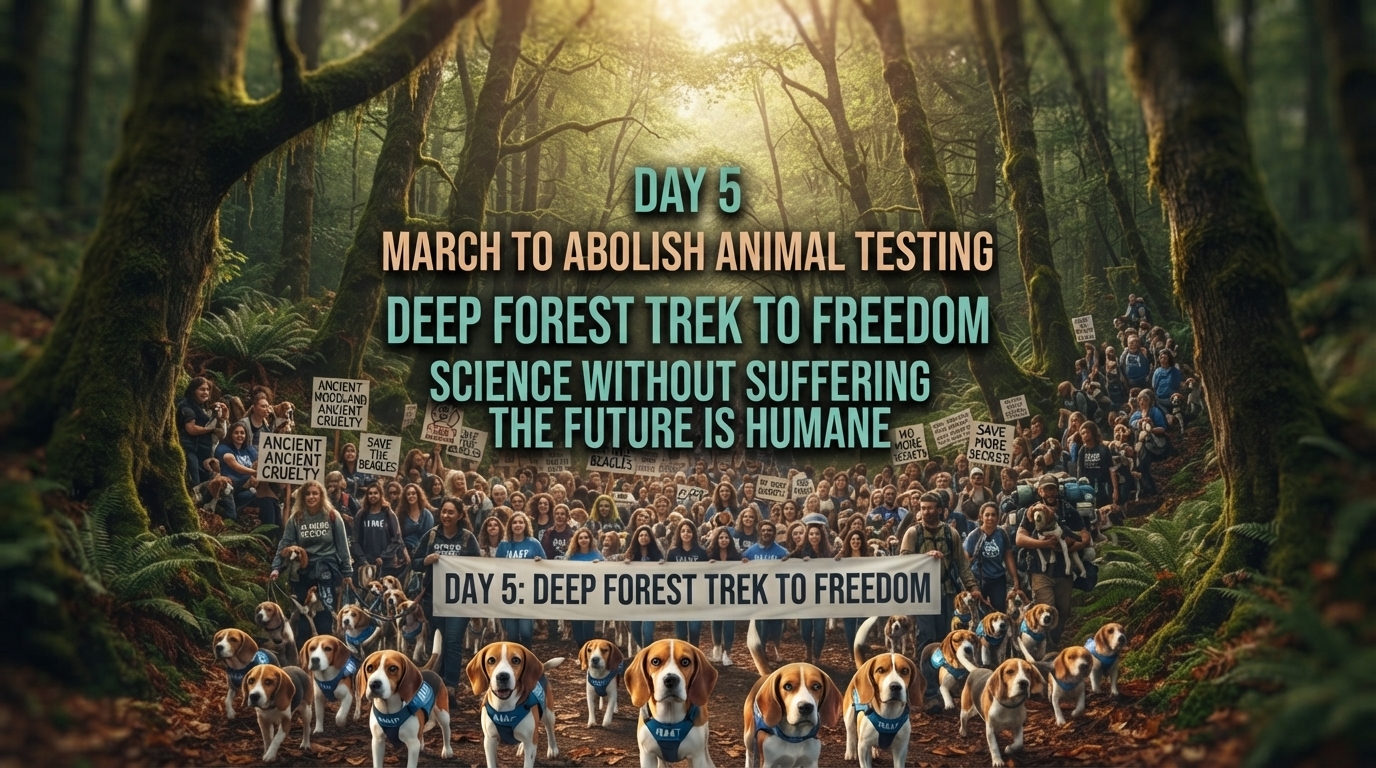 DAY 5: MARCH 2 END ANIMAL TESTING