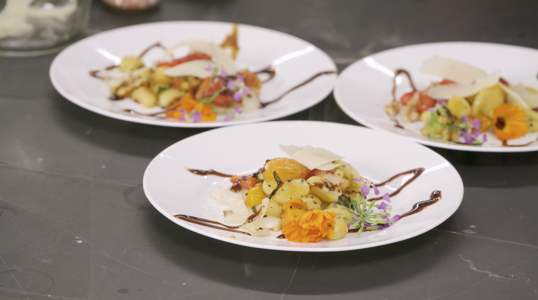 Gnocchi & Chocolate Creme Brulee