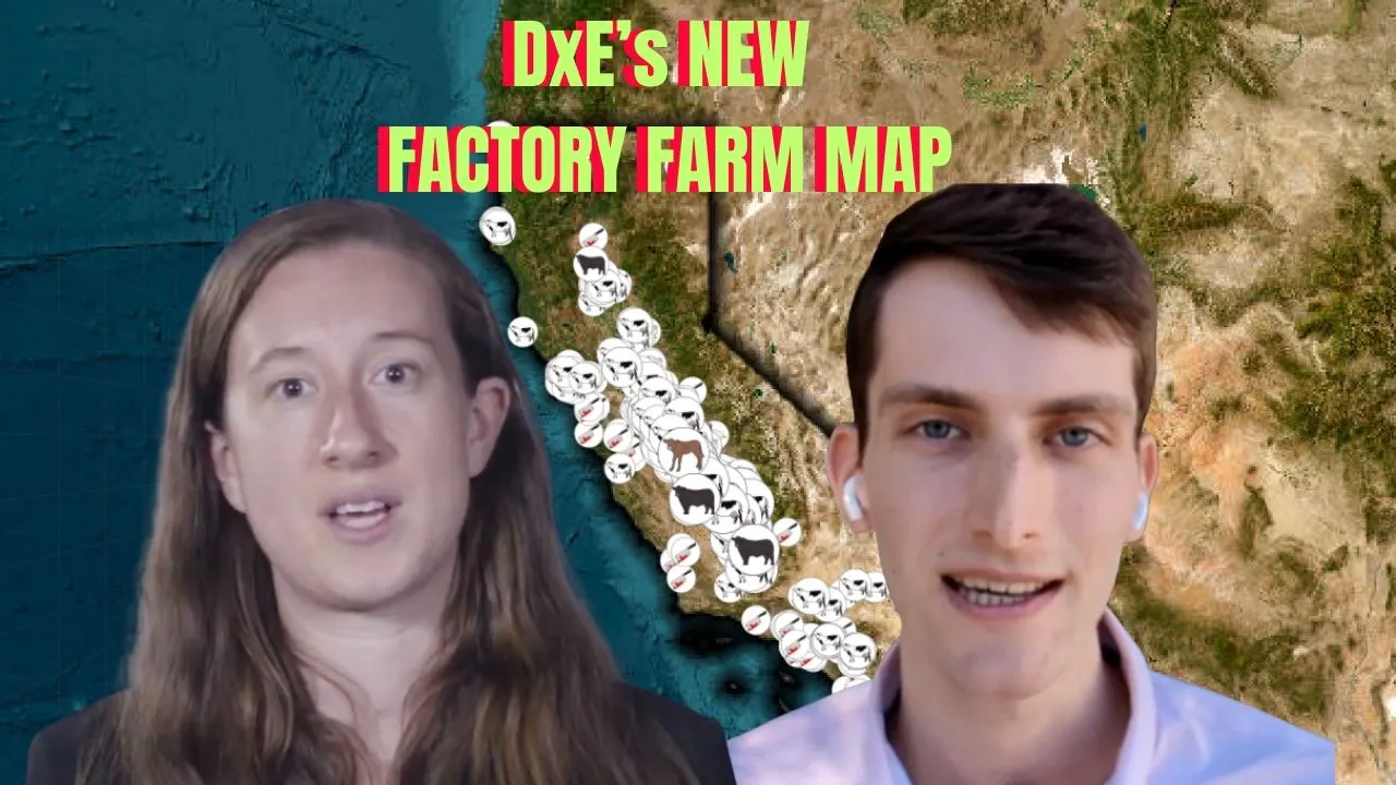 DxE's New Factory Farm Map! - Direct Action Everywhere - UNCHAINEDTV