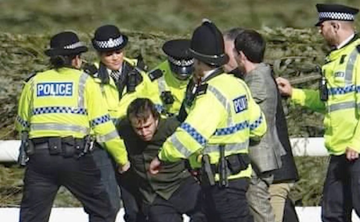 Police Use Excessive Force! - Animal Rising - UNCHAINEDTV