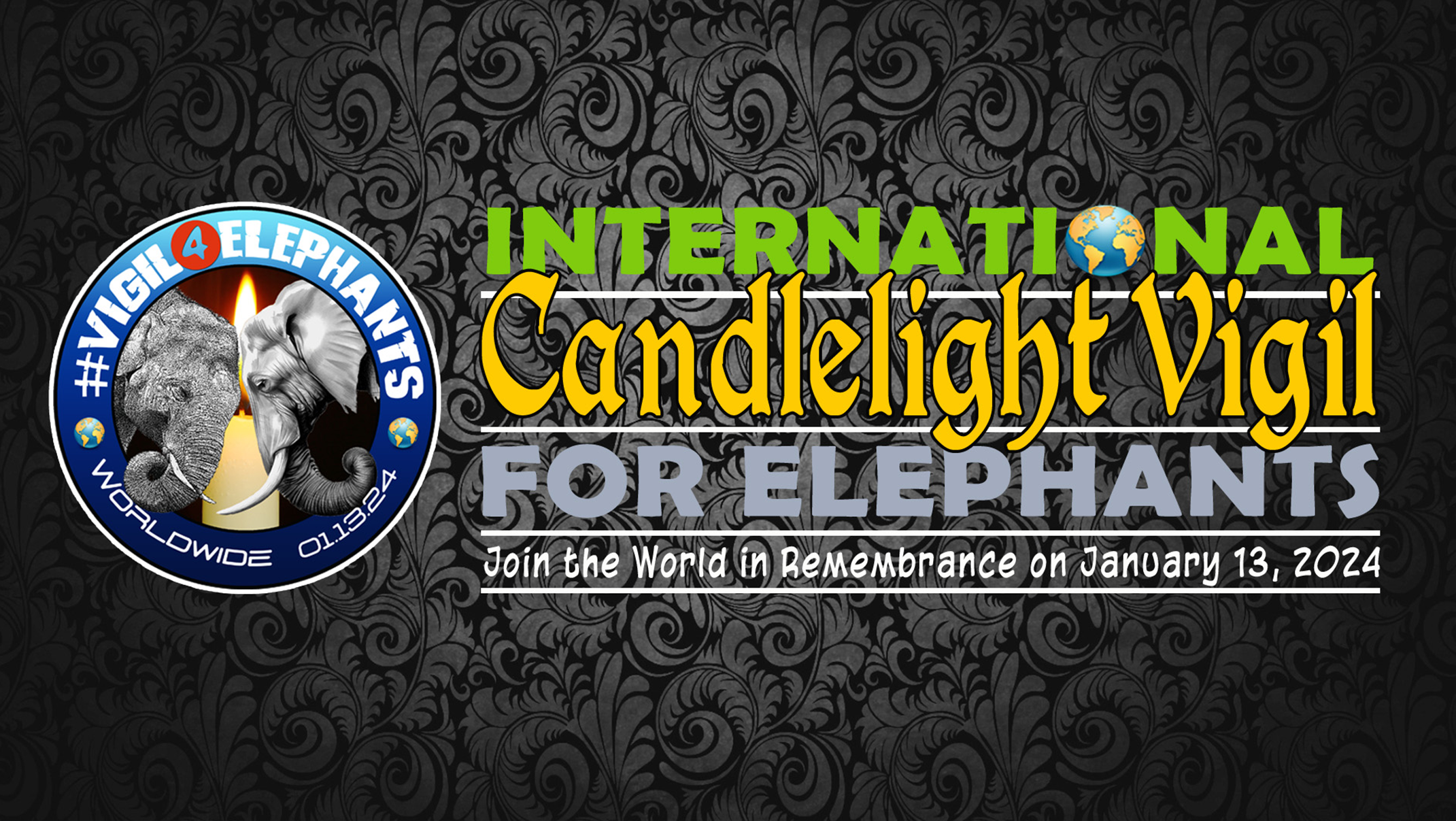 International Candlelight Vigil For Elephants
