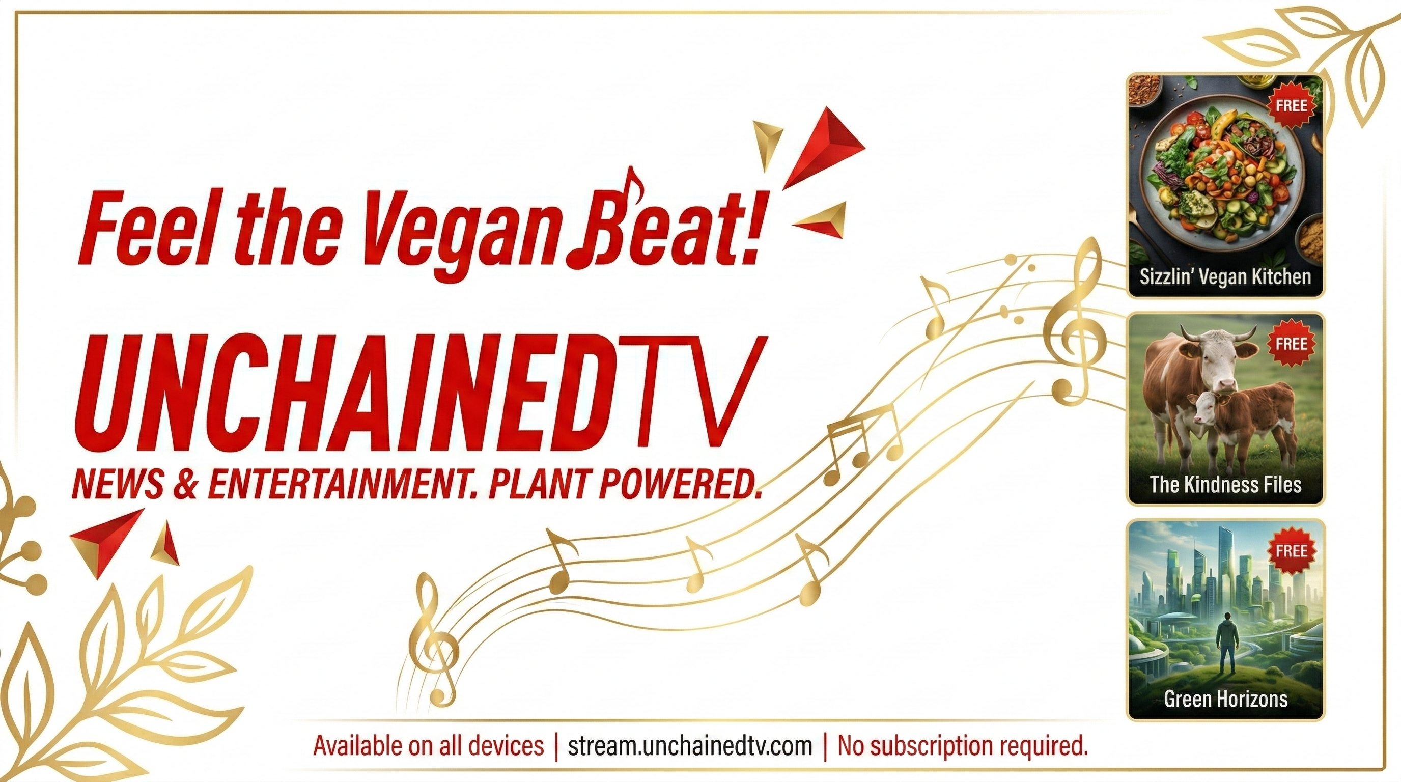 UnchainedTV: Feel the Vegan Beat!