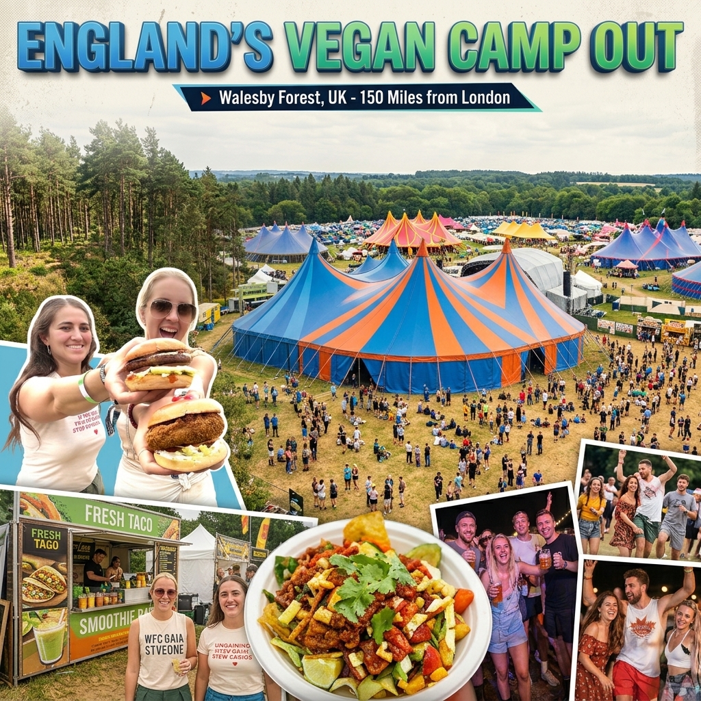 ENGLAND'S VEGAN CAMP OUT!