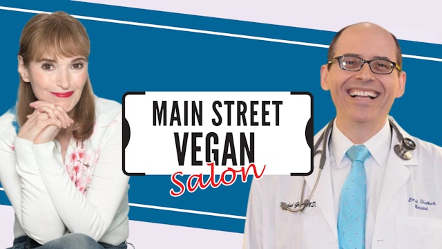 Dr. Greger Reveals Age-Defying Diet Secrets on Main Street Vegan Salon!