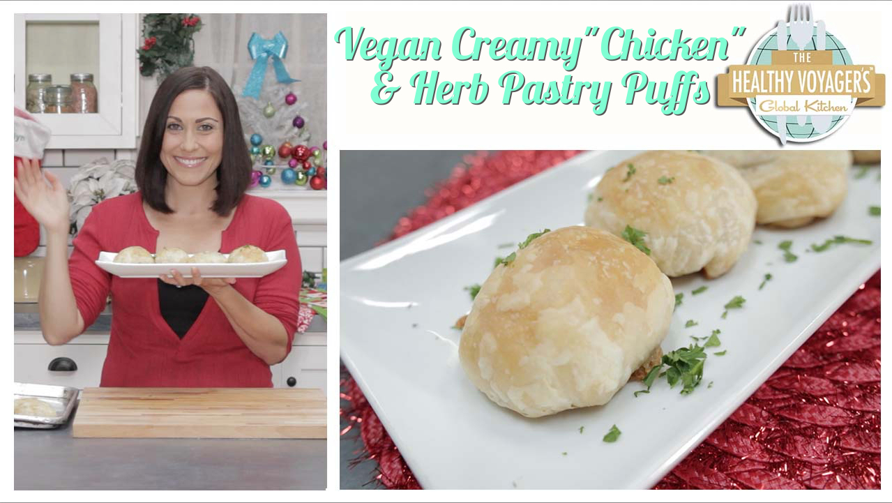 Vegan Chick'n Pastry Puffs