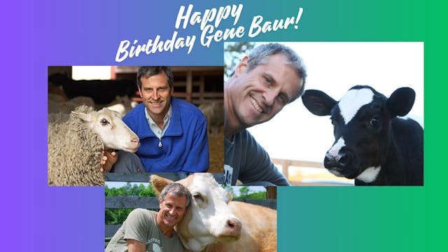 Happy Birthday Gene Baur! 