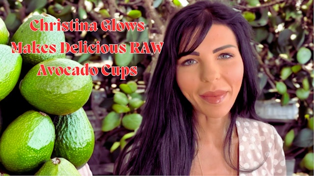 Christina Glows Makes Delicious RAW Avocado Cups