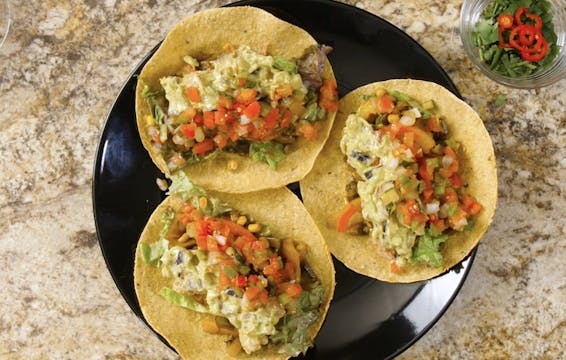 Easy Veggie Tacos