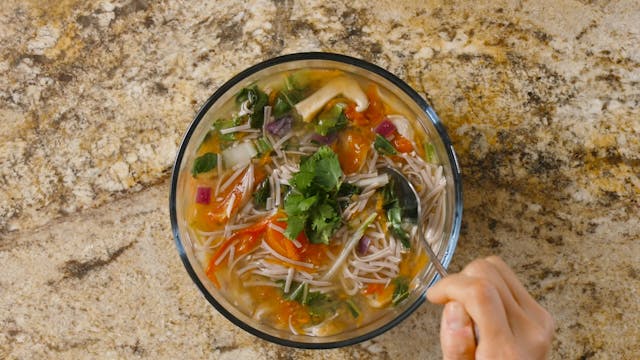 Succulent Soba Noodle Soup