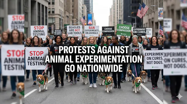 NYC Rally against Dog Testing