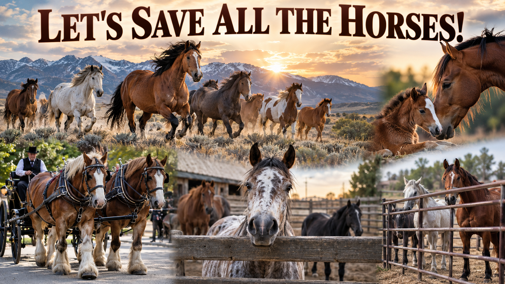 SAVING HORSES