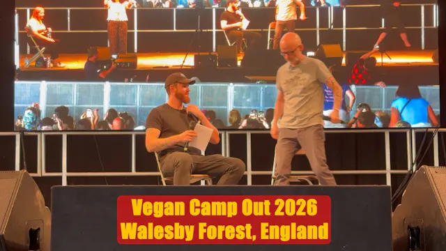 Moby Speaks at Vegan Camp Out 2026