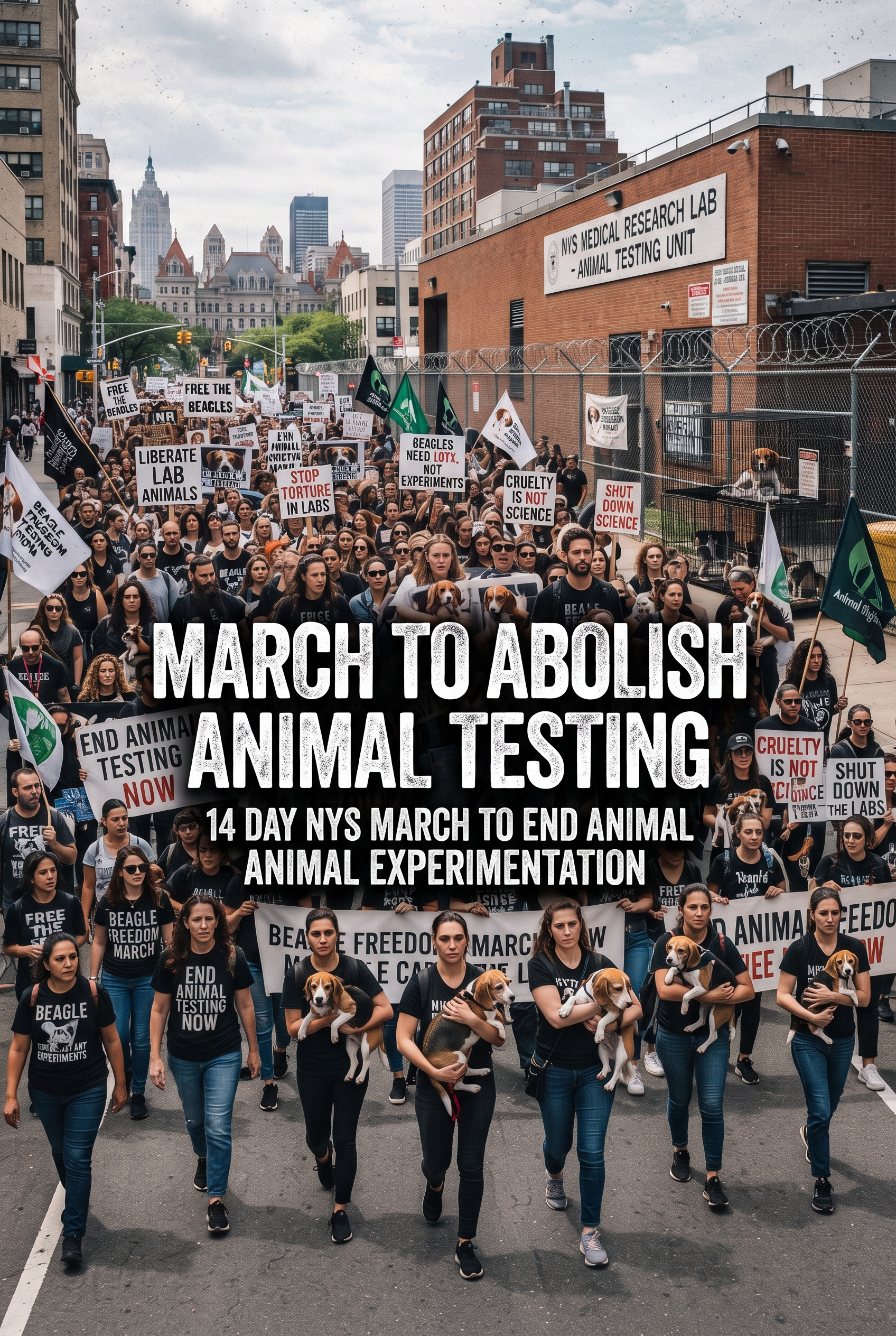 March to End Animal Testing NOW!