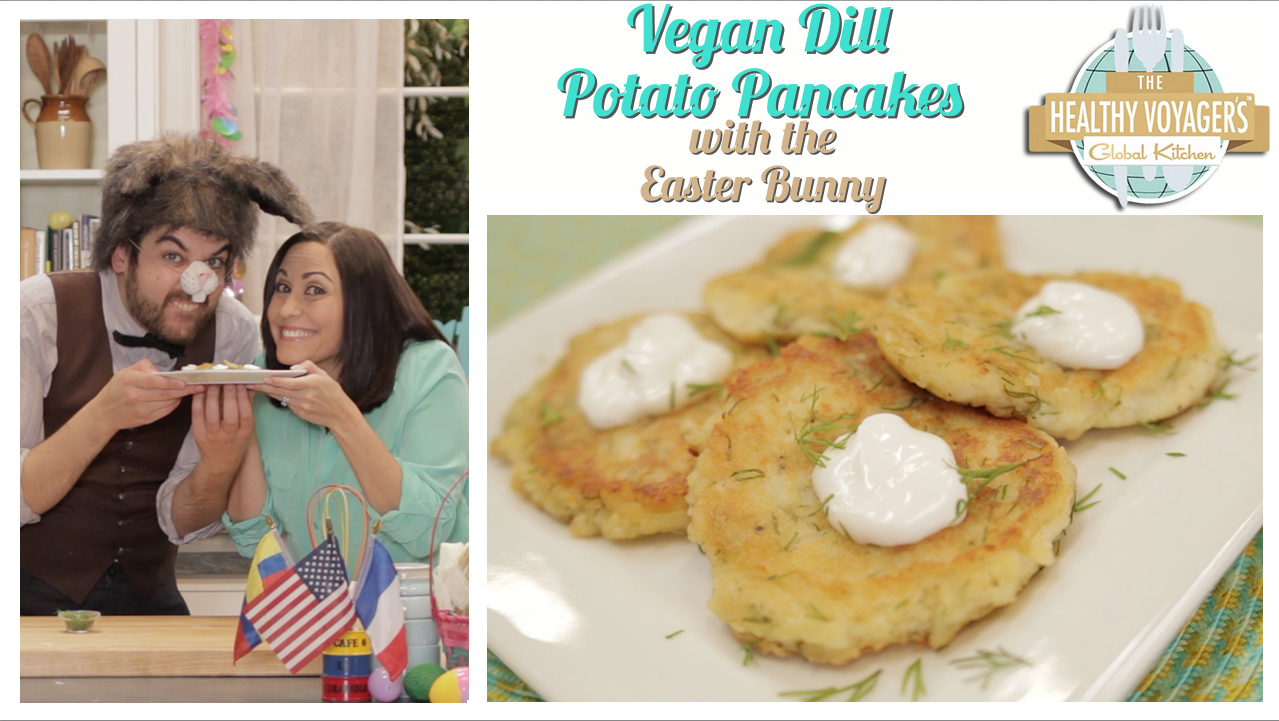 Garlic Dill Potato Pancakes