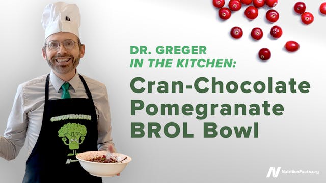 Cran-Chocolate Pomegranate Bowl