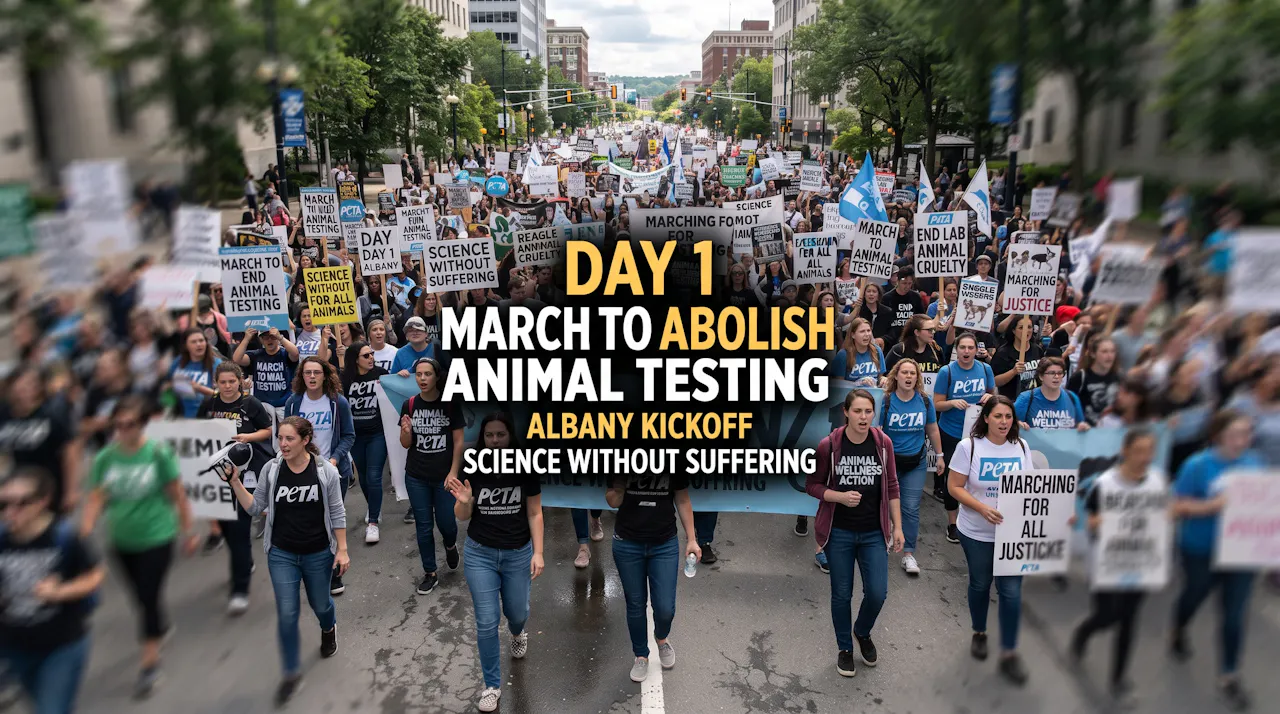 The March to Abolish Animal Tests