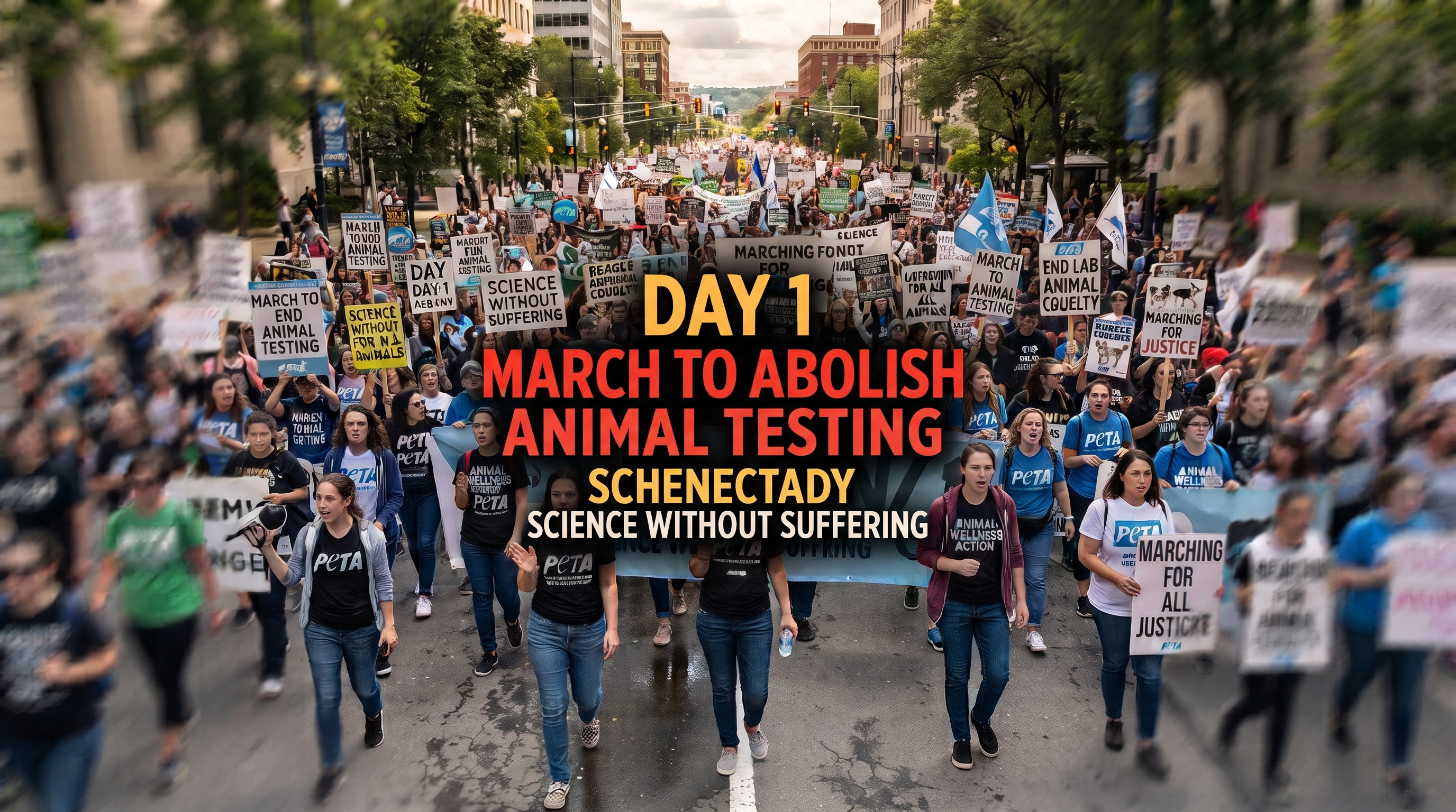 First Stop: March vs Animal Tests