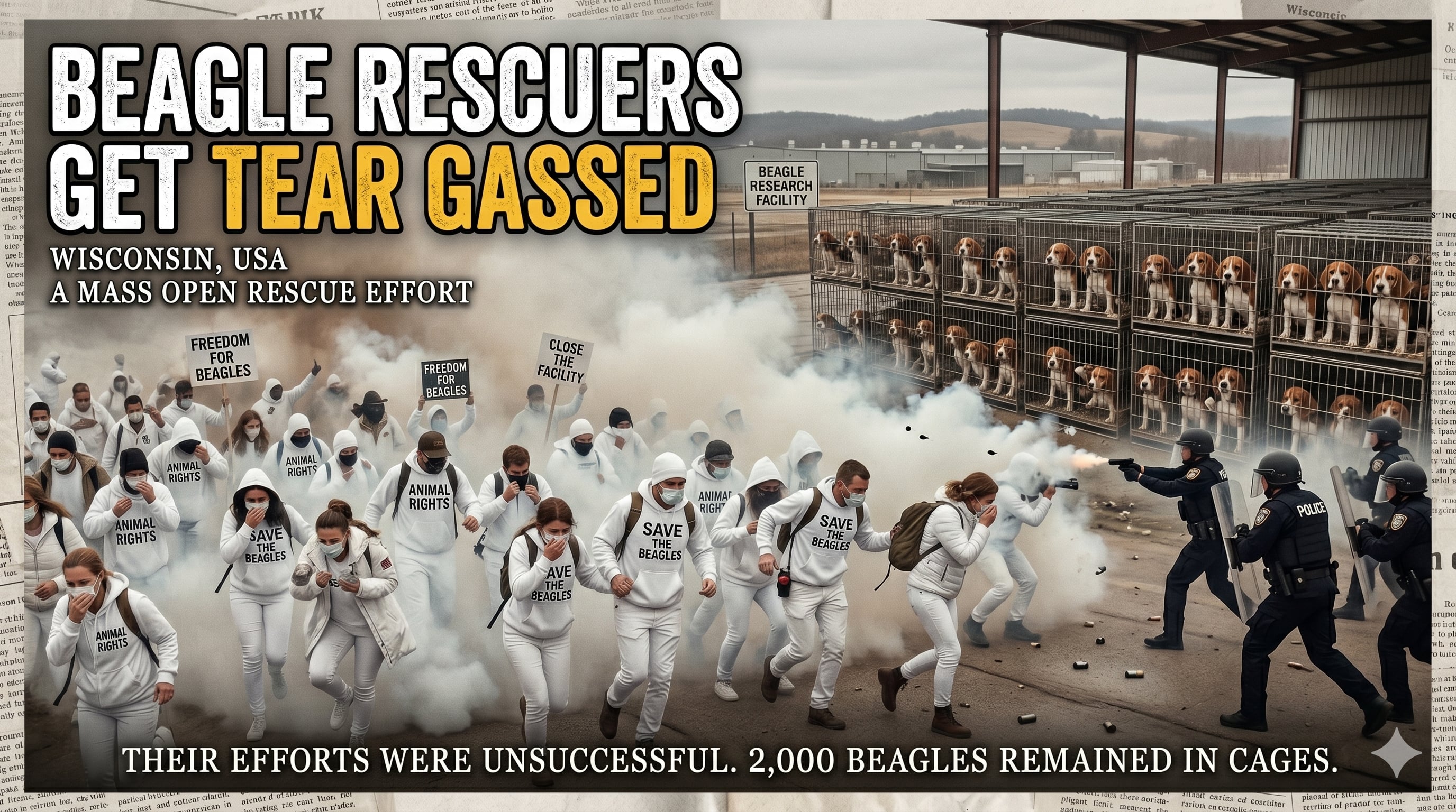 LIVE: Beagle Rescue Drama