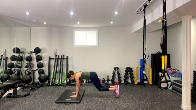 Mountain Climbers to Plank Up and Down